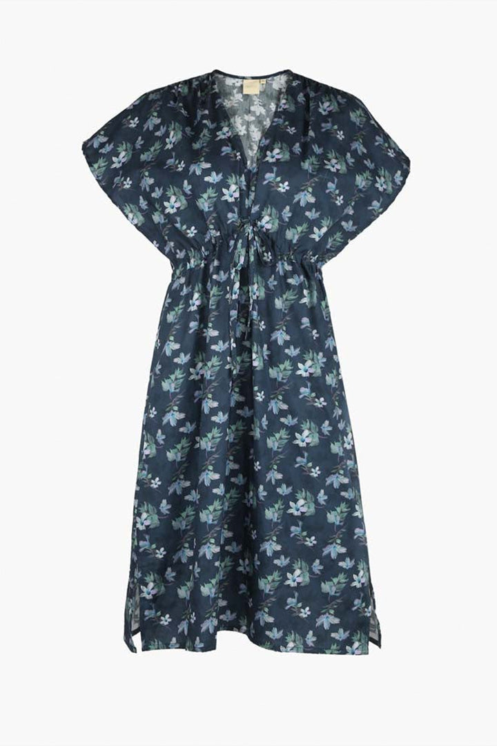Midnight Gathered Dress Purplish Diva