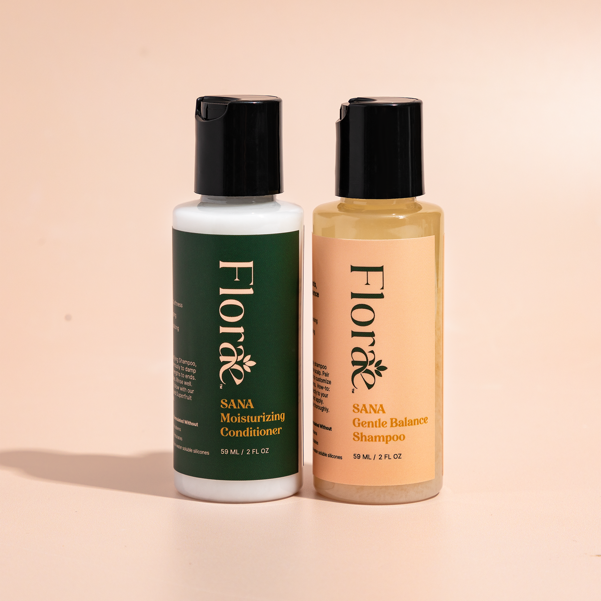 Travel Minis SANA Shampoo & Conditioner Set Floraebeauty