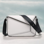 Small Women's Crossbody Bag with Square Purse and Geometrical Patchwork flapover crossbody purse - SJB-DIAMOND ELITES