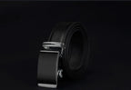 COWATHER Men's Genuine Leather Automatic Buckle Belt