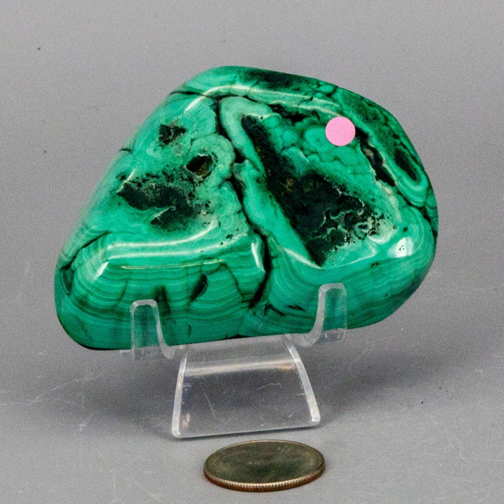 Natural Malachite Freeform Crystal - Grounding Protection Stone for Transformation Crystal Destiny