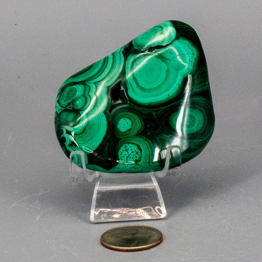 Natural Malachite Freeform Crystal - Grounding Protection Stone for Transformation Crystal Destiny