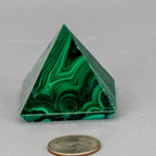Malachite Pyramid, High Quality Crystal