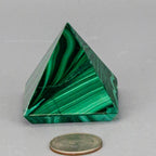 Malachite Pyramid, High Quality Crystal