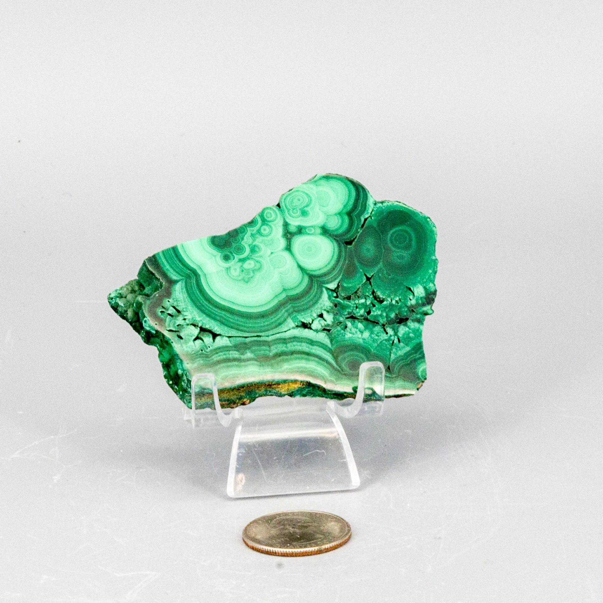Malachite Slices, Polished Healing Stone