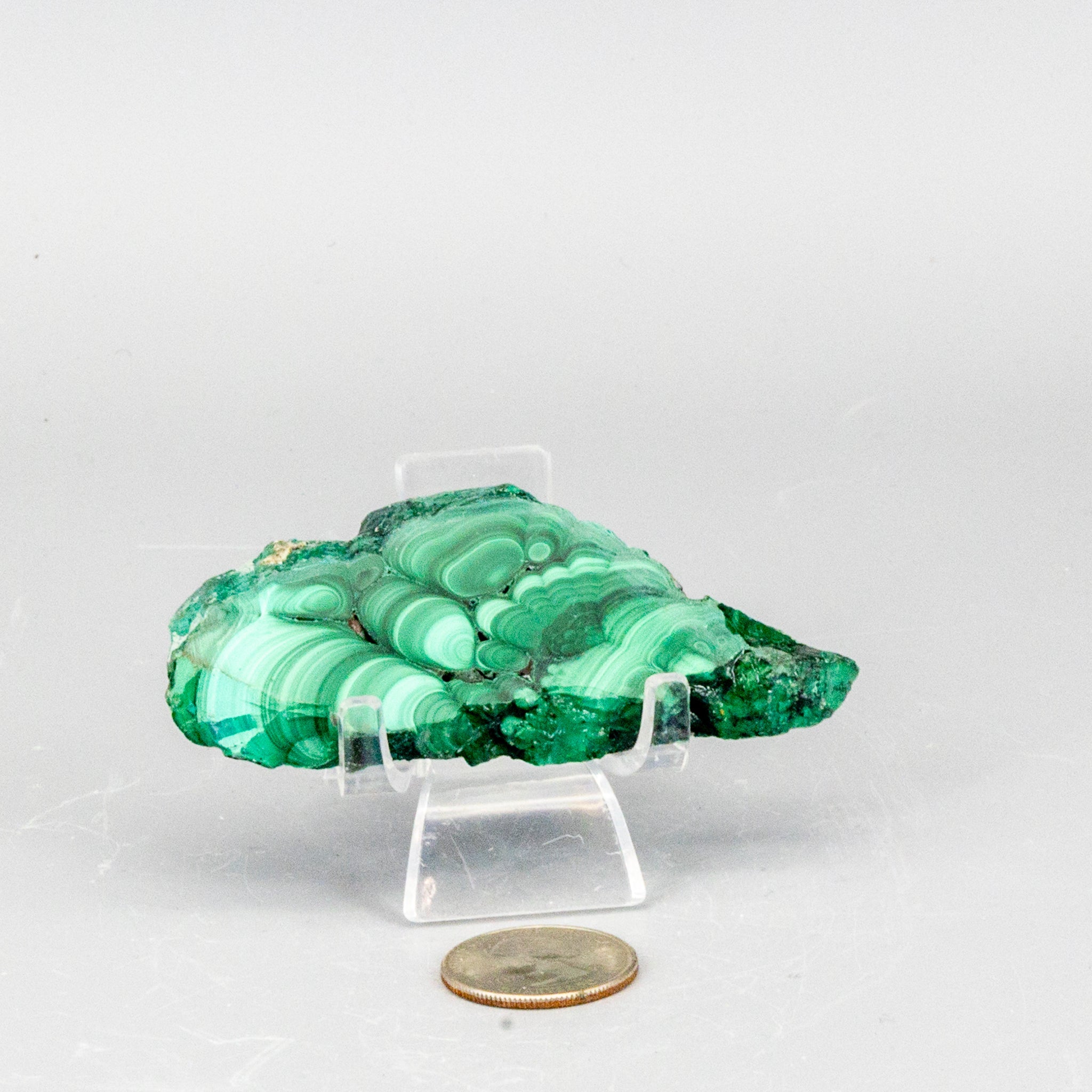 Malachite Slices, Polished Healing Stone