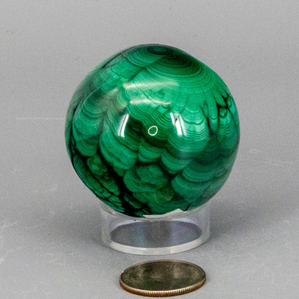 Malachite Sphere - Natural Protective Healing Crystal 278g One-of-a-Kind Crystal Destiny