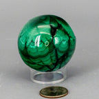 Malachite Sphere - Natural Protective Healing Crystal 278g One-of-a-Kind Crystal Destiny