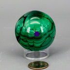 Malachite Sphere - Natural Protective Healing Crystal 278g One-of-a-Kind Crystal Destiny