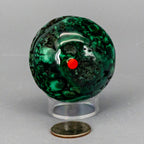 Malachite Sphere - Natural Protective Healing Crystal 278g One-of-a-Kind Crystal Destiny
