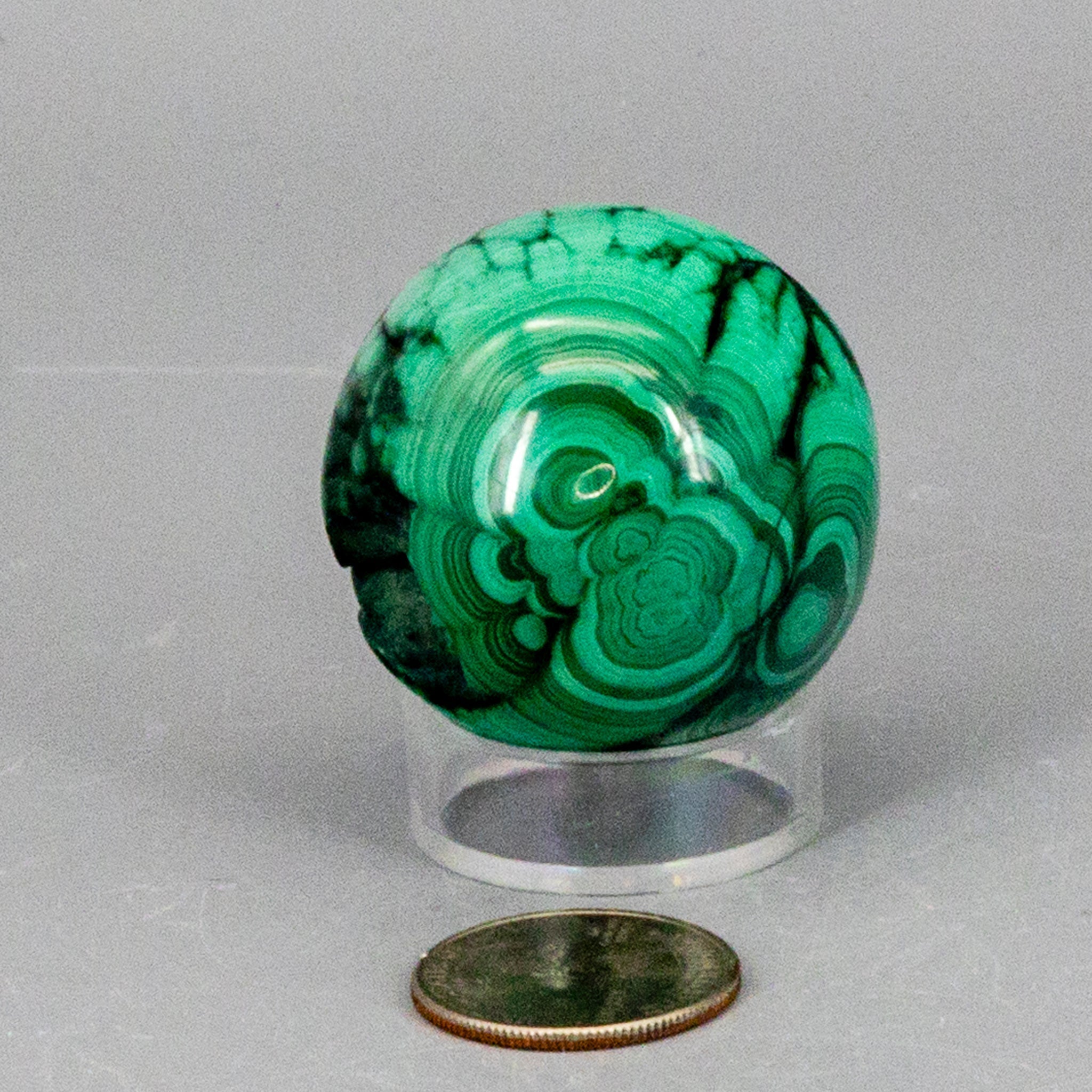 Malachite Sphere - Natural Protective Healing Crystal 278g One-of-a-Kind Crystal Destiny