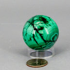 Malachite Sphere - Natural Protective Healing Crystal 278g One-of-a-Kind Crystal Destiny