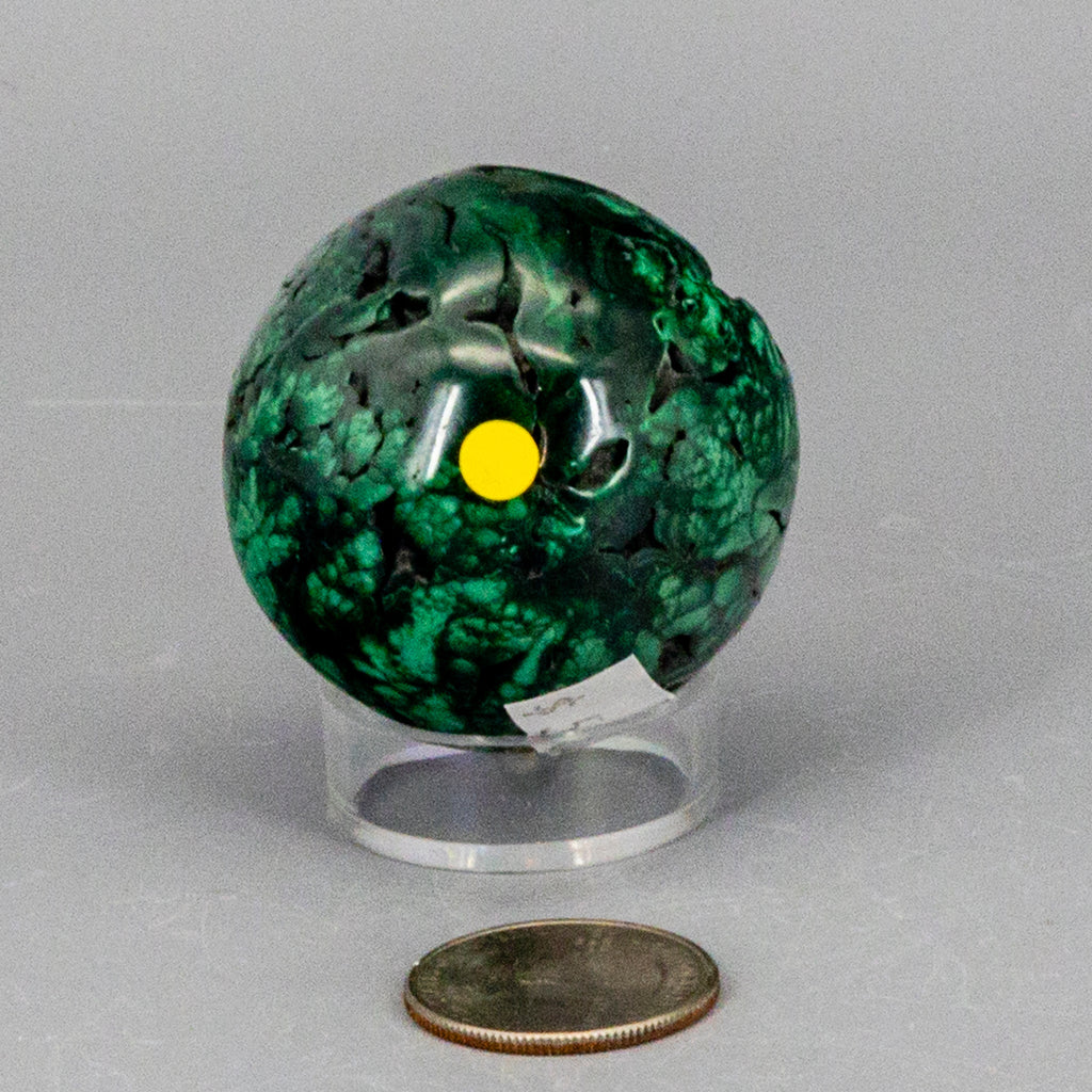 Malachite Sphere - Natural Protective Healing Crystal 278g One-of-a-Kind Crystal Destiny