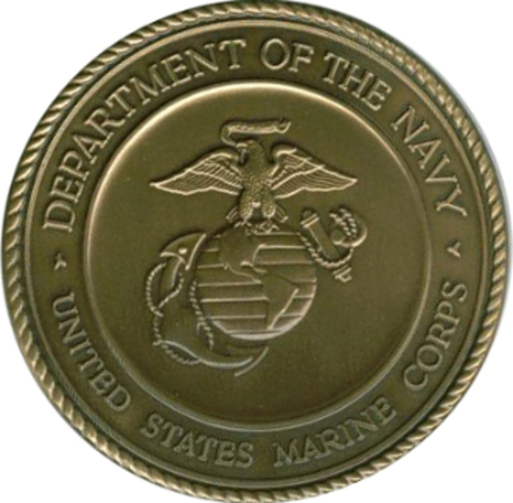 Marine Corps Brass service medallion The Military Gift Store