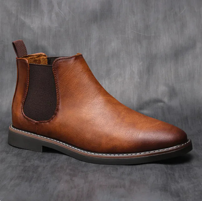 Retro Men's Cowhide Boots Pi-Mart