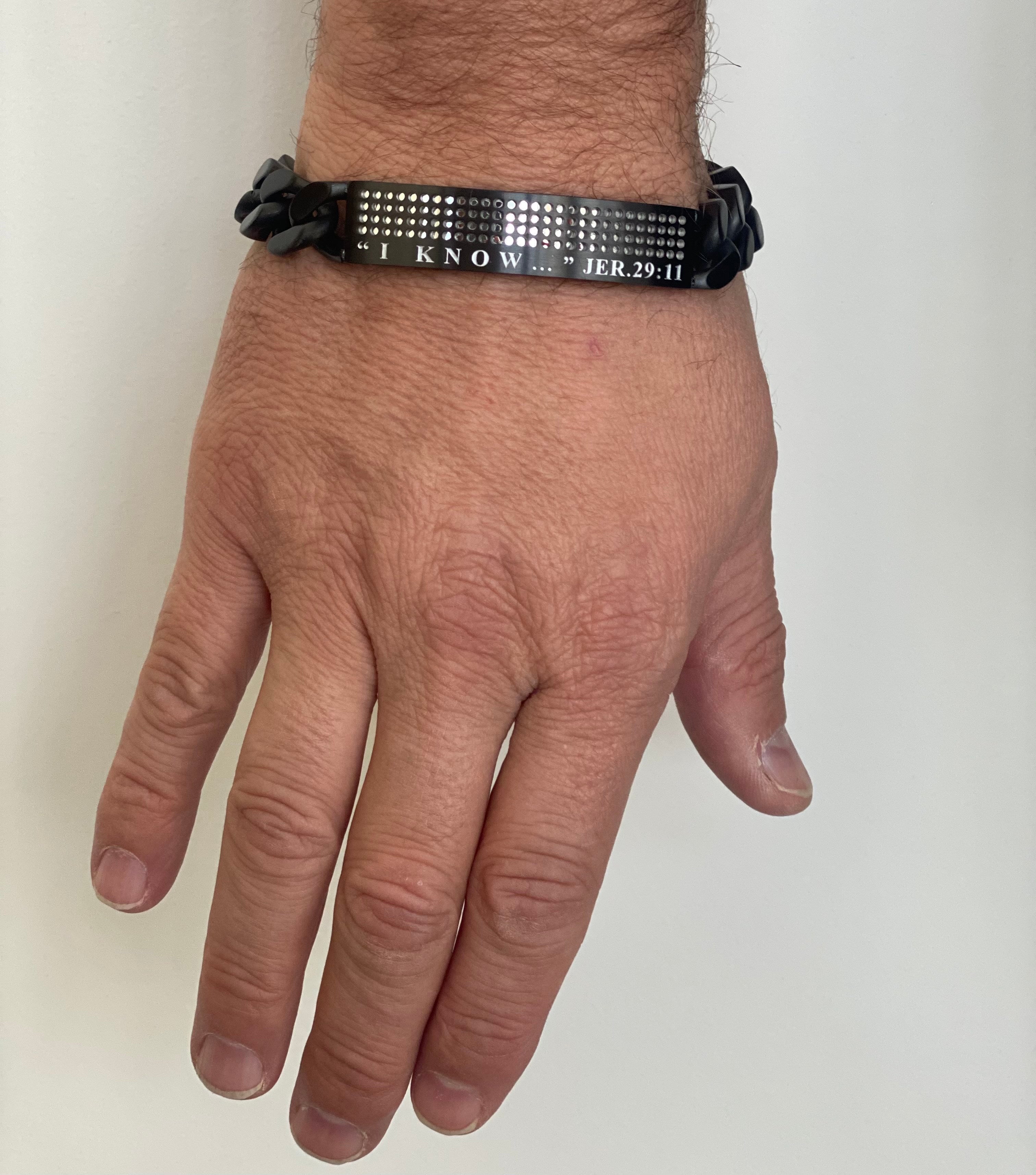 Black Sport Bracelet KingdomWear