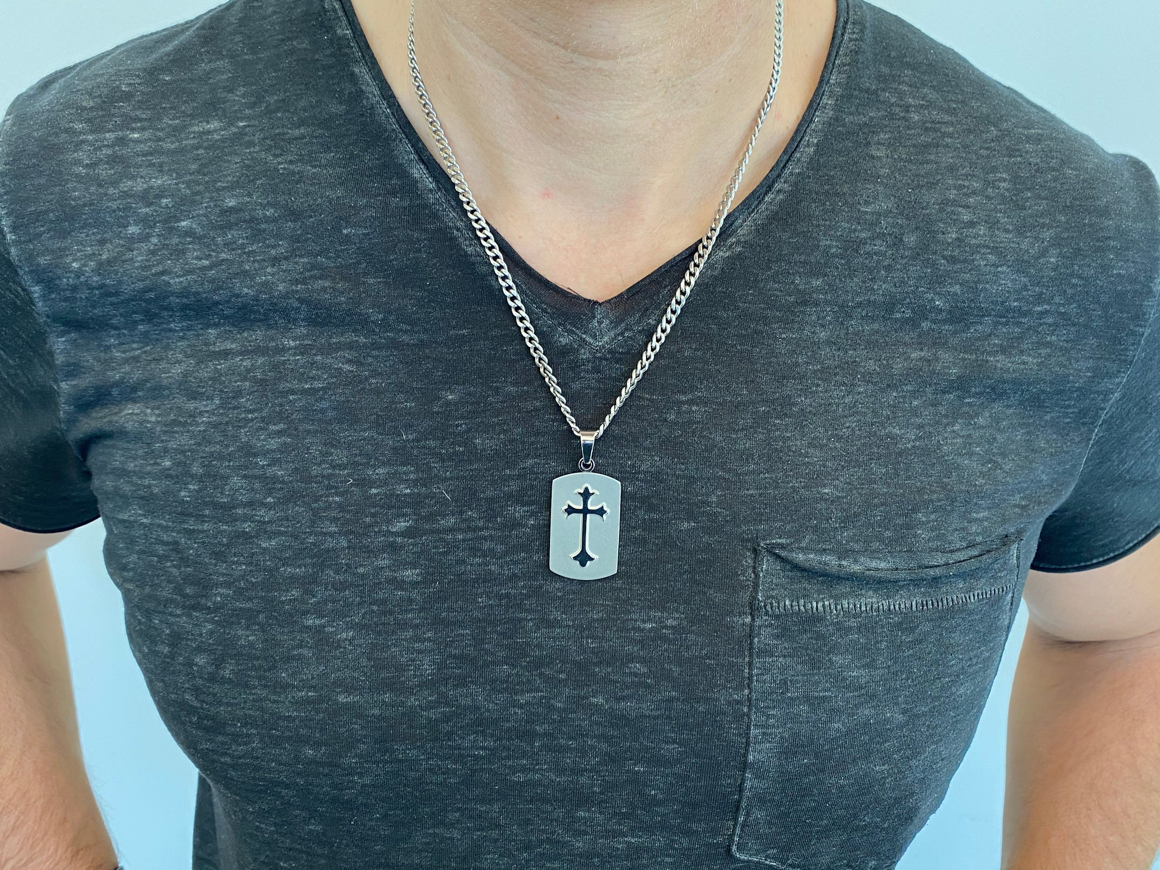 Shield Cross Necklace KingdomWear