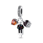 LIGHTDOG 925 Sterling Silver Charms for Bracelets Necklaces Dangle Pendants Beads Charms Fits Pandora Charms Bracelets Jewelry Holidays Gift for Women