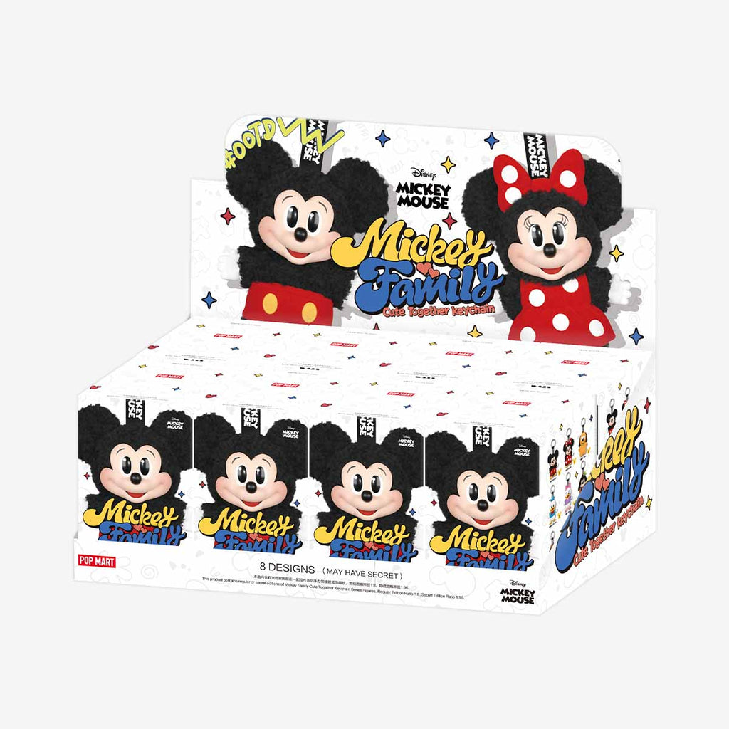 Mickey Family Cute Together Keychain Series - Collectible Blind Box Figures Labubu Loot