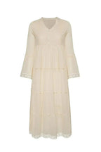 MIKA Natural Maxi Dress | Boho Peasant Style | Femstylo