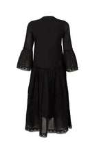 MIKA Black Maxi Dress | Boho Peasant Style | Femstylo