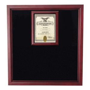 Document Case - Vertical 8 1/2 x 11 Document, Black Background The Military Gift Store