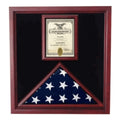 Flag and Document Case - Vertical 8 1/2 x 11 Document. The Military Gift Store