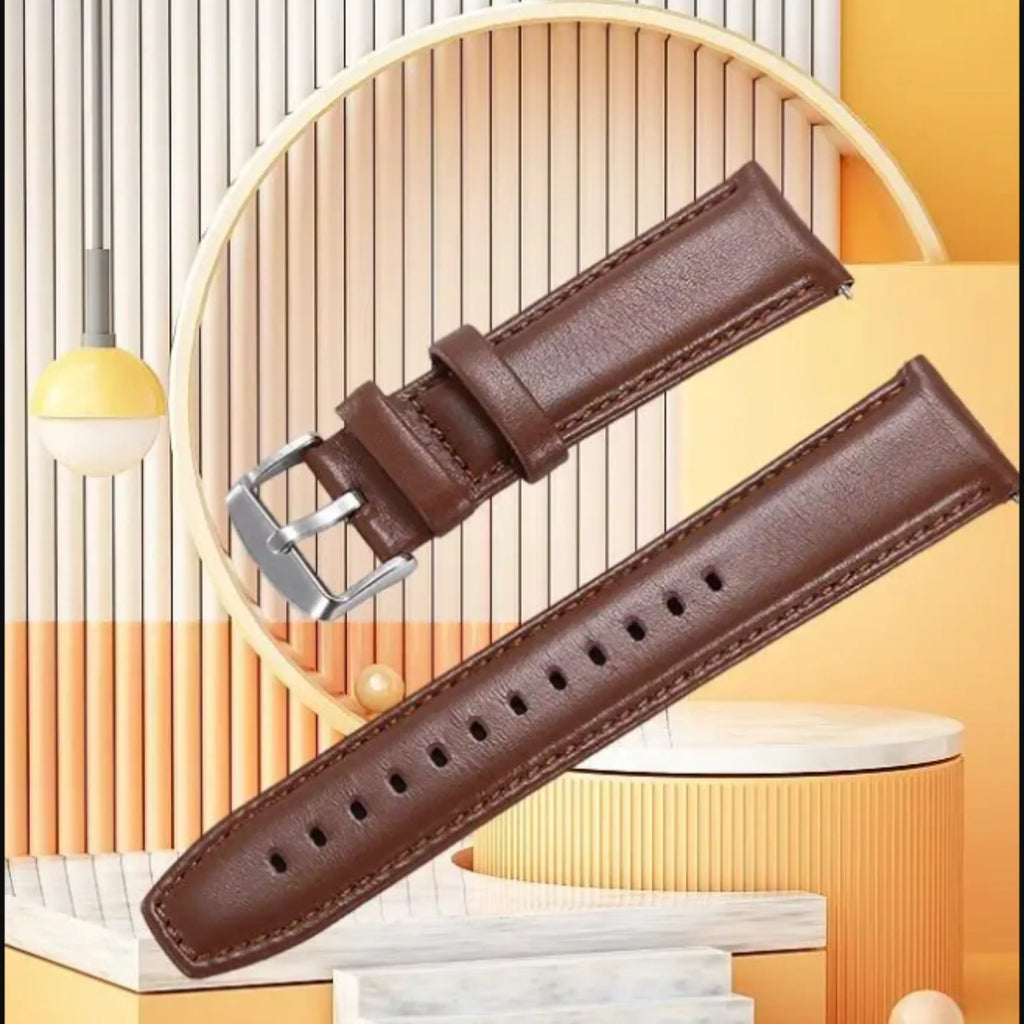 Brown Leather Watch Band Pi-Mart