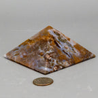 Moss Agate Crystal Pyramid