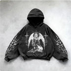 Urban Vibe Hooded Y2K Streetwear Sweatshirt Pi-Mart