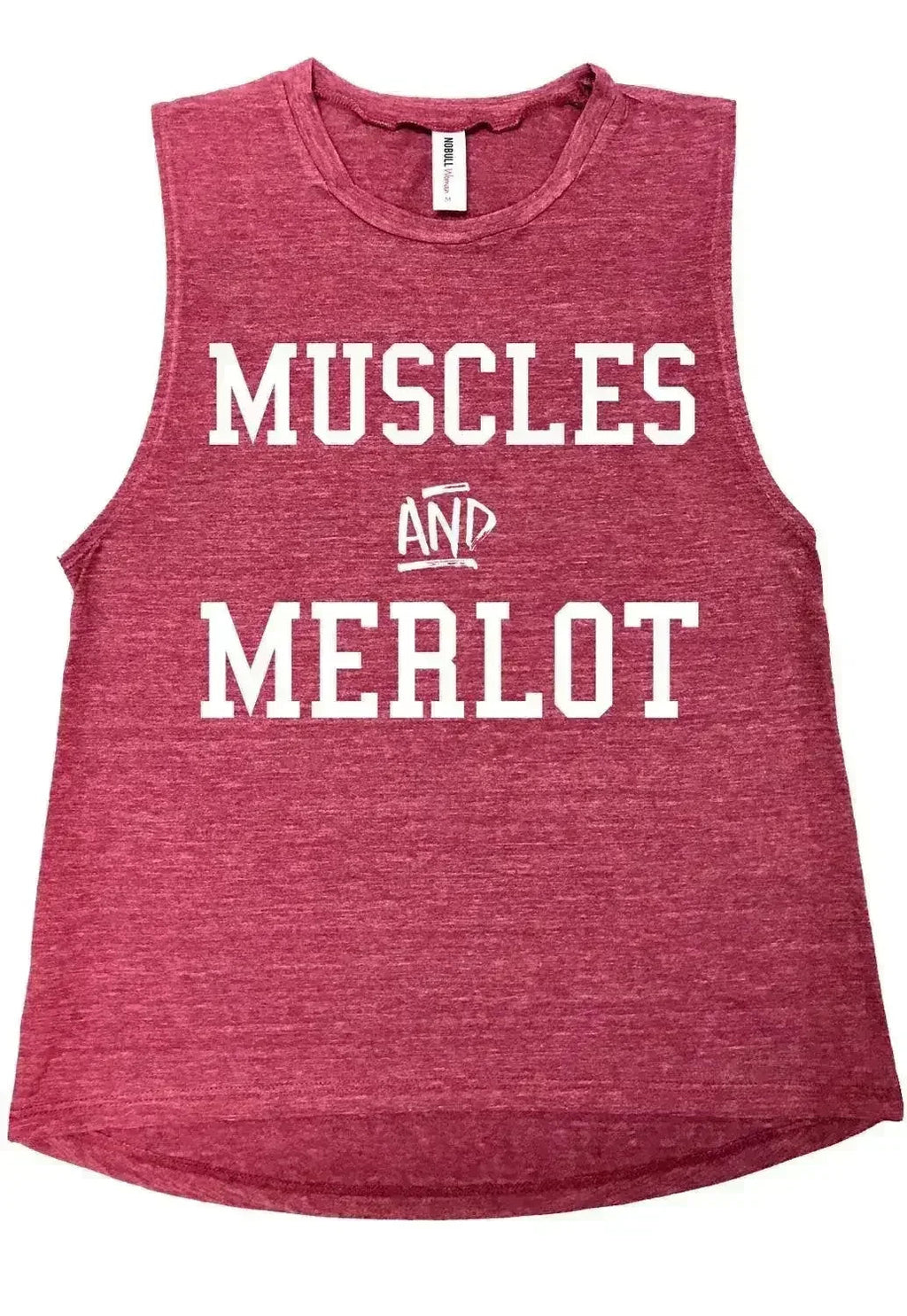 Muscles & Merlot Muscle Tank Top - SJB-DIAMOND ELITES