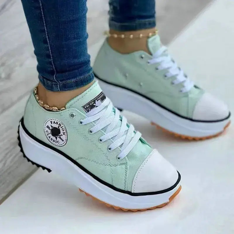 Canvas Comfort Sneakers Pi-Mart
