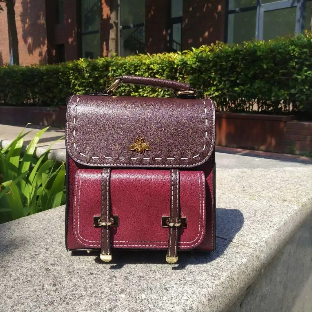 Bumblebee Leather Backpack Pi-Mart