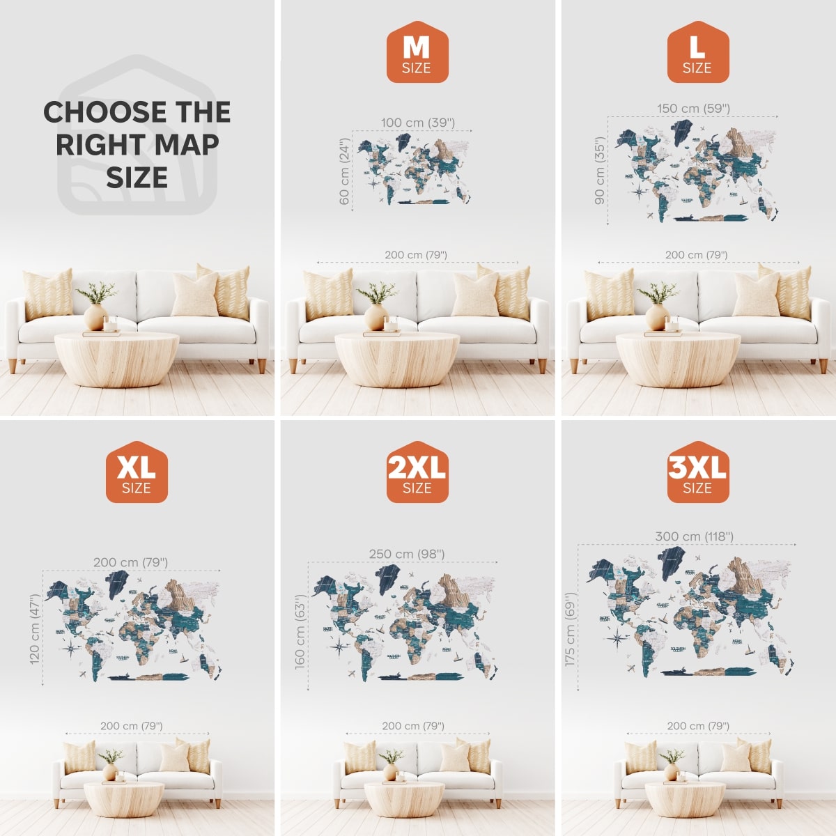 3D Wooden World Map Mystery Enjoy The Wood