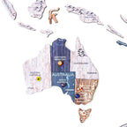 3D Wooden World Map Mystery Enjoy The Wood