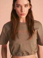 Round Neck Crop Top - SJB-DIAMOND ELITES