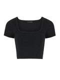 Square Neck Crop Top - SJB-DIAMOND ELITES