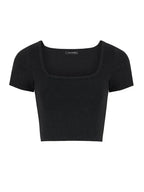 Square Neck Crop Top - SJB-DIAMOND ELITES