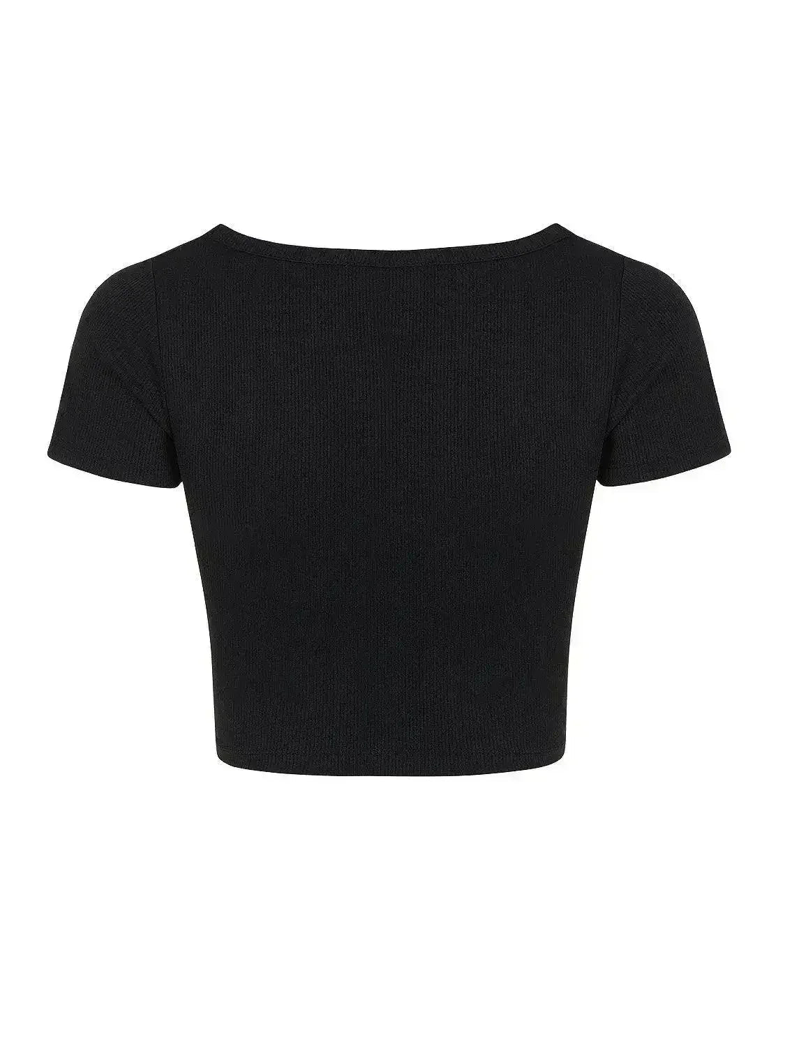 Square Neck Crop Top - SJB-DIAMOND ELITES