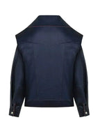 Wide Collar Coated Jacket