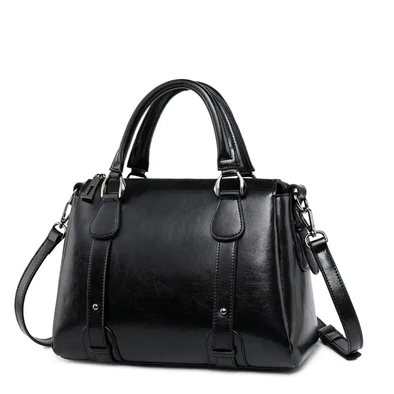 Fashionable Cowhide Leather Shoulder Handbags for Women