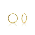 Hoop Earrings Women - Earrings for Men Gold 24k - Toddler Earrings Hoops - Endless Hoop Cartilage Earrings - Small Gold Hoop Earrings - Small Hoop Earring - Thin Gold Hoop Lootquake LLC