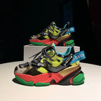 Trendy Color Block Platform Sneakers for Women Pi-Mart
