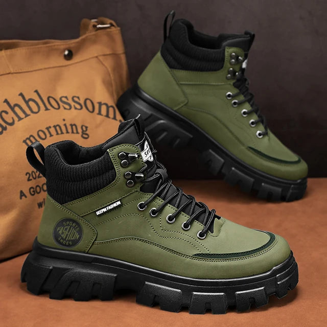 CYYTL Mens Boots Winter Shoes Pi-Mart
