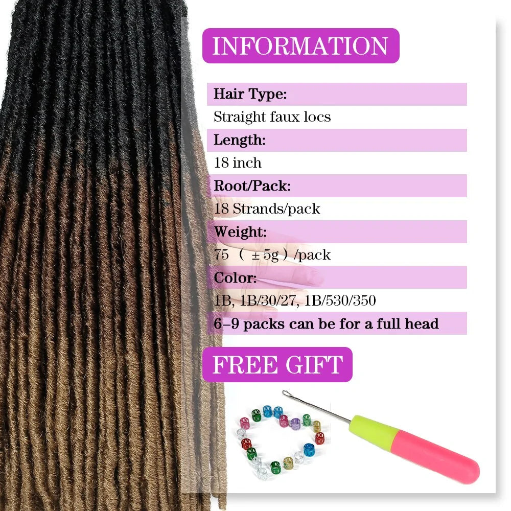 Synthetic Dreadlocks Hair Extensions Pi-Mart