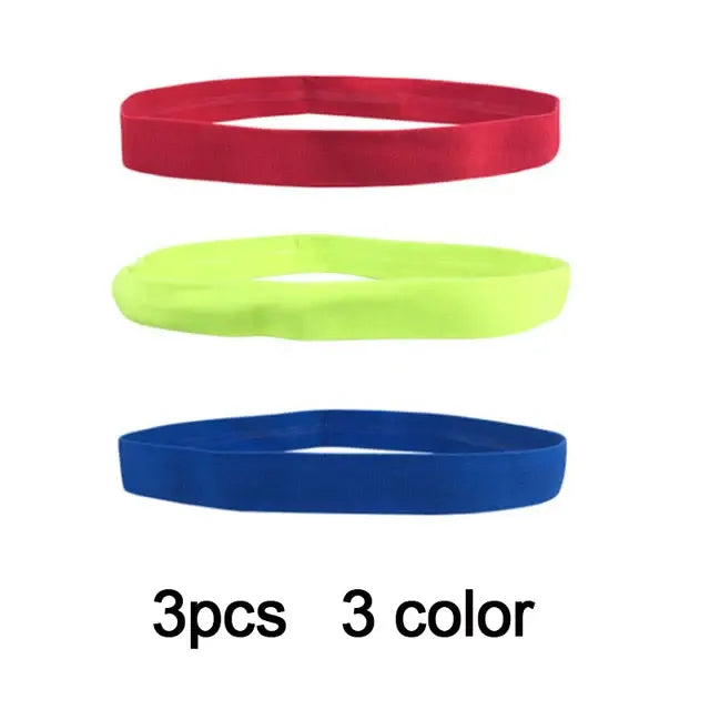 3Pcs Unisex Sports Hairband Pi-Mart