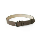 Ladies Belt with Rounded Gunmetal Buckle