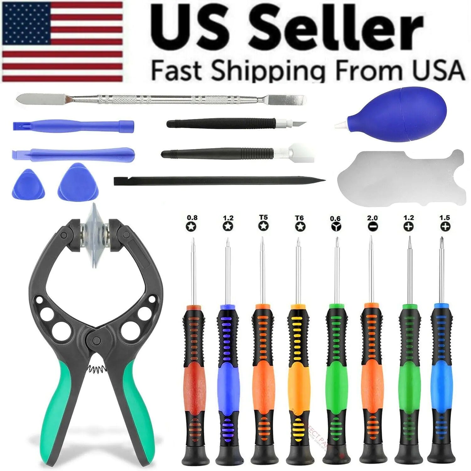 20 in 1 Mobile Phone Screen Opening Repair Tools Kit Screwdriver Set For iPhone Pi-Mart