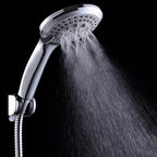 High Pressure Shower Head 5 Settings Handheld Shower Heads Spray With 5 FT Hose Pi-Mart