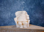 Napping Santa Candles for a Cozy Holiday Atmosphere Lootquake LLC